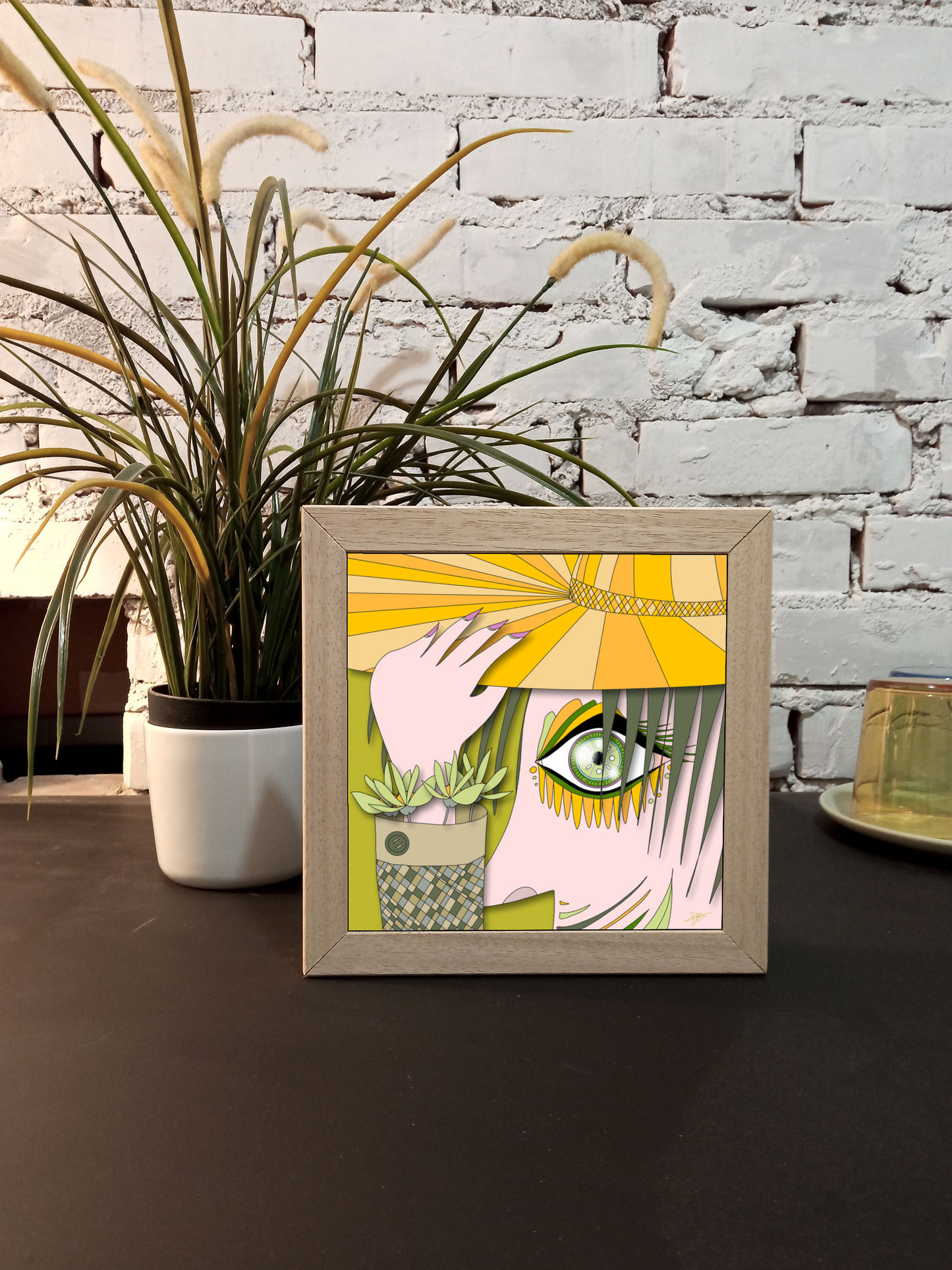Quadretto 14x14 / 19x19 "Eyes Frame" #02