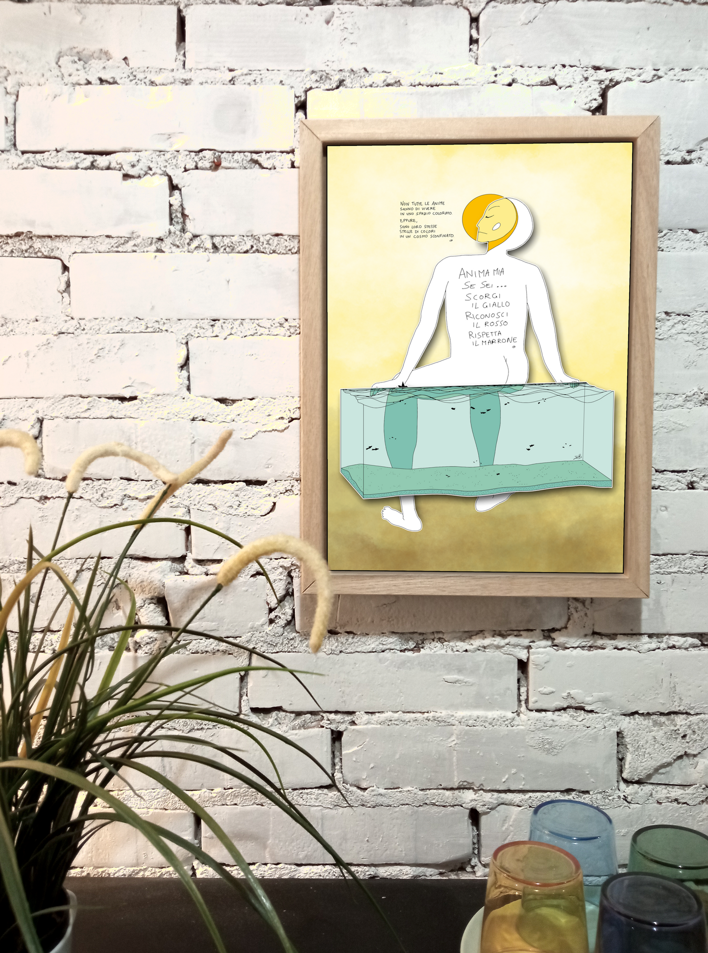 Quadro 30x40 "Parole Appese" #01