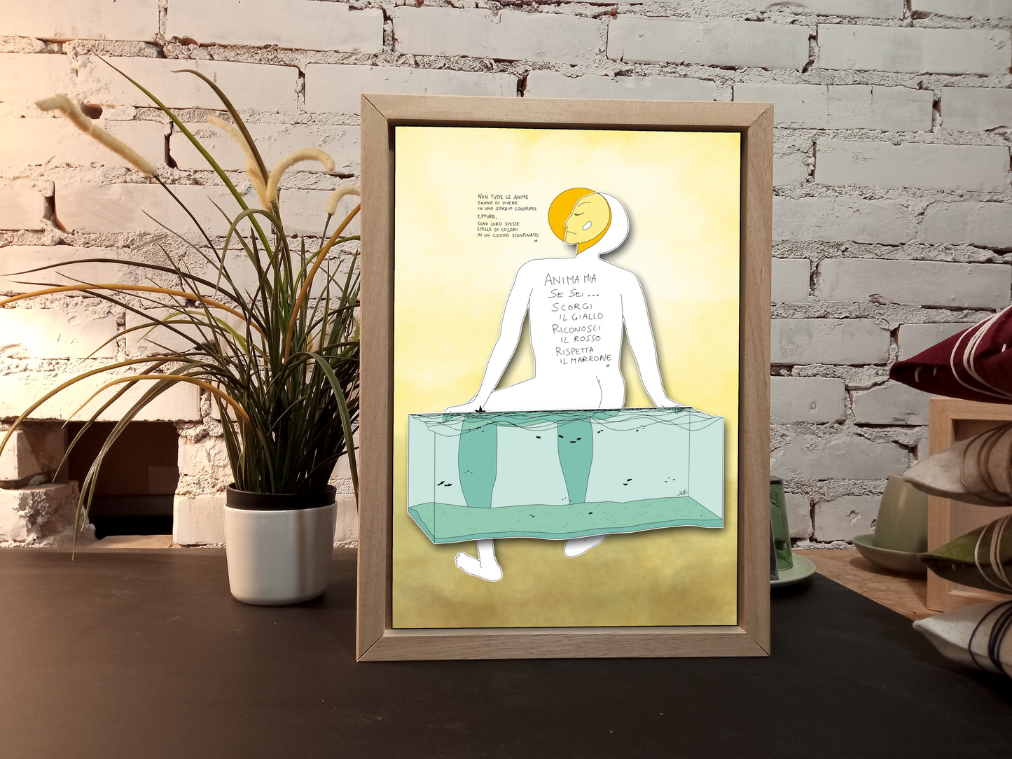 Quadro 30x40 "Parole Appese" #01