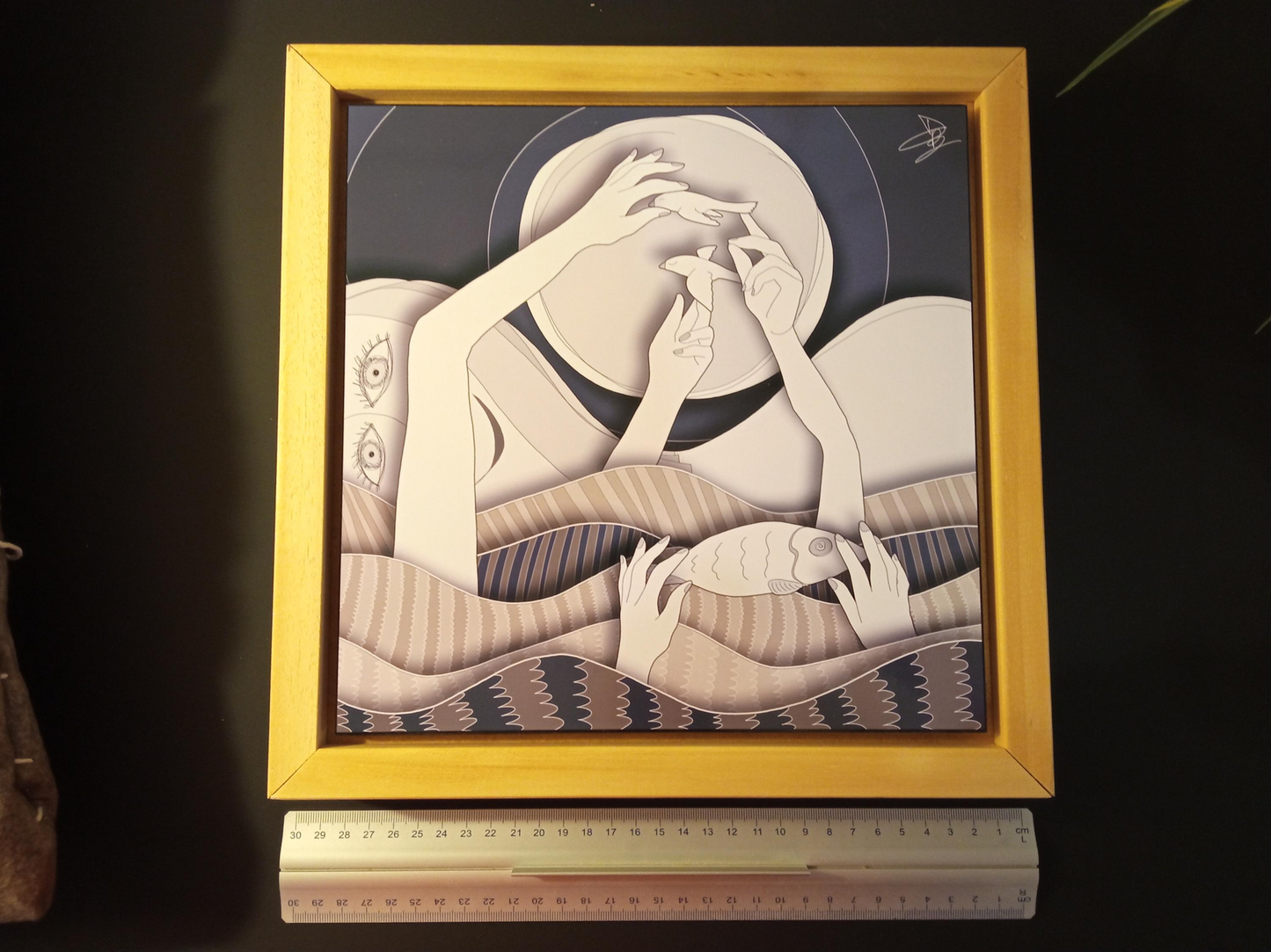 Quadro 30x30 "Sottili Pensieri Di Carta" #01