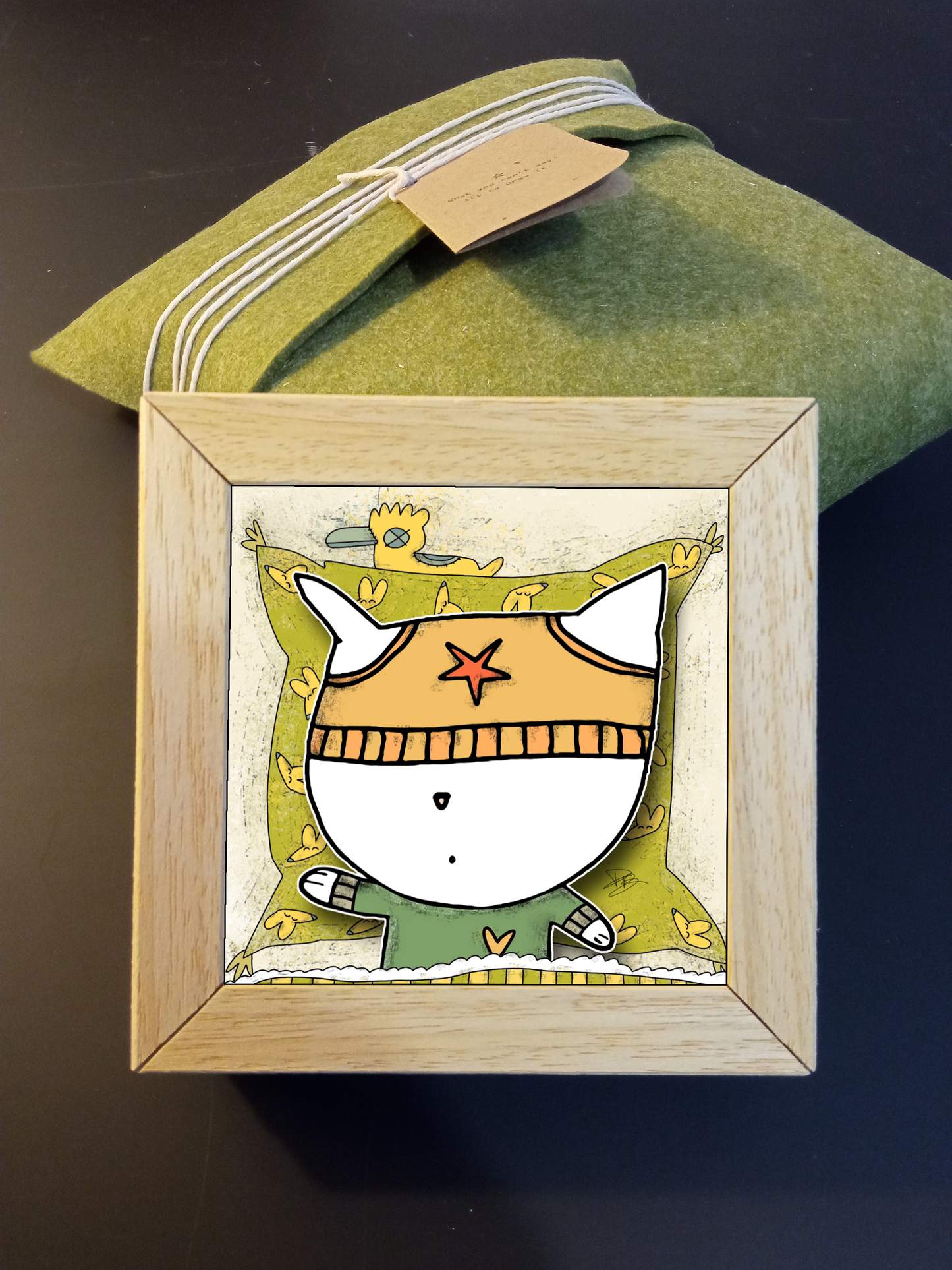Quadretto 14x14 "The Cat In Art"  #19
