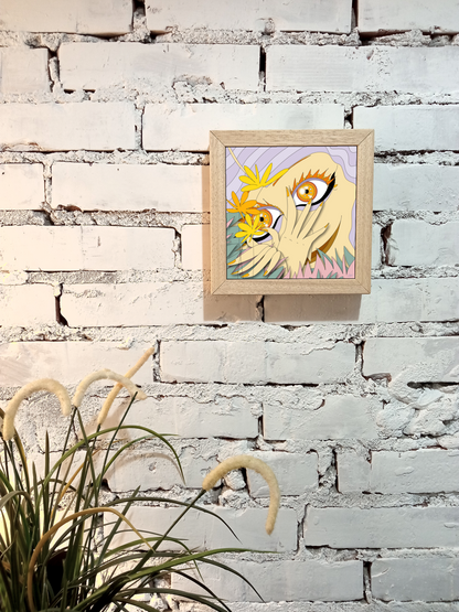Quadretto 14x14 / 19x19 "Eyes Frame" #03