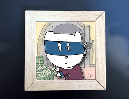 Quadretto 14x14 "The Cat In Art"  #16