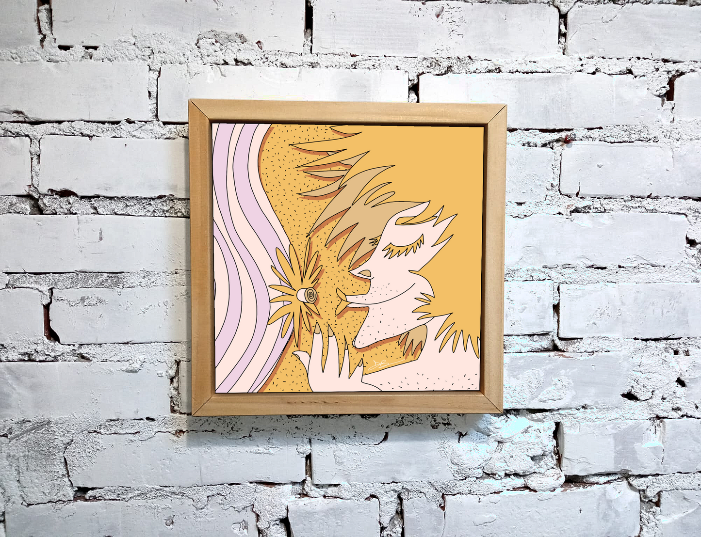 Quadro 19x19 / 30x30 "Flower Esotik" #01