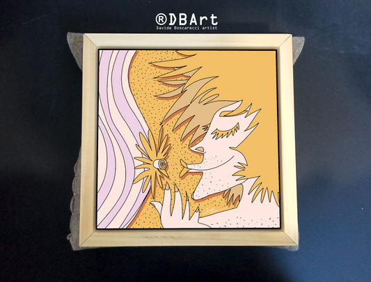 Quadro 19x19 / 30x30 "Flower Esotik" #01